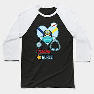 Idaho Nurse  - Love RN LPN CNA State Nursing Gift Baseball T-Shirt